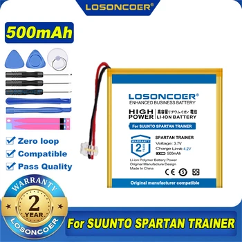 100% מקוריים LOSONCOER 500mAh ספרטני מאמן סוללה עבור SUUNTO ספרטני מאמן שעון חכם