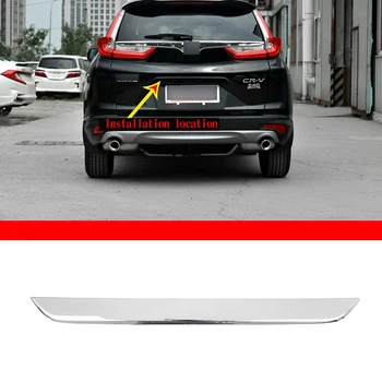 1Pcs ABS אור בהיר המטען לקצץ רצועה אחורית סימון הרצועה על הונדה CR-V 2017 2018 2019 אביזרי רכב