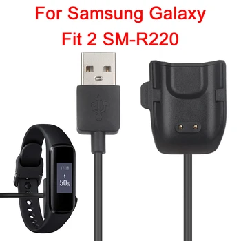 1Pcs מטען מחזיק עבור Samsung Galaxy Fit 2 SM-R220 חכם שעון צמיד מטען USB כבל טעינה כוח מטען תחנת עגינה