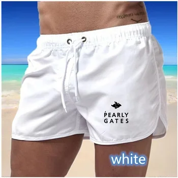 2023 חם מכירת Mens מכנסיים קצרים החוף קלאסי מוצק צבע מכנסיים חוף הים מזדמן אופנה מכנסיים קצרים זכר יומי מכנסי ריצה, 9 צבעים