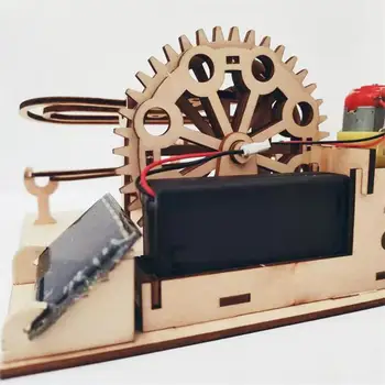3D פאזל עץ שיש להפעיל ערכות מראש לחתוך הרכבה DIY בניית מודל להגדיר