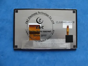 CLAA080LG02CW המקורי+ ציון 8 אינץ ' 800*480 תצוגת LCD לרכב ניווט GPS עבור CPT