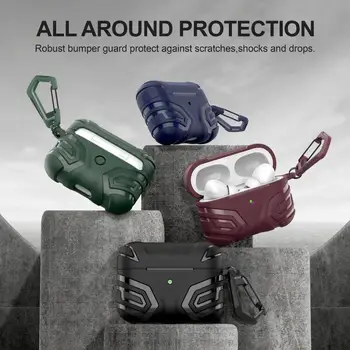 Earbud כיסוי מגן מעולה Bluetooth תואם Earbud מעטפת הגנה עבה הלם הוכחה אוזניות מגן מקרה