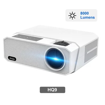 Everycom HQ9 למכור חם 1080P מקרן 4K תמיכה LCD LED 8000 לומן חיצונית מקרן וידאו