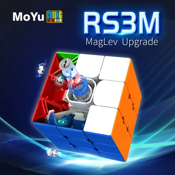 MOYU RS3M 3x3x3 מגנטי Magic Cube 3×3 מגנטי מהירות הקוביה מקצועי 3x3 מהירות פאזל מתעצבן צעצועים לילדים Cubo Magico