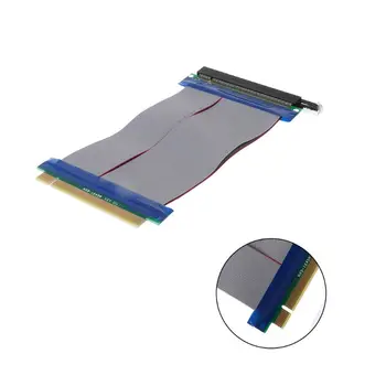 PCIE X16 זכר ל-PCI-E X16 נקבה כבל מאריך PCI עבור Express גרפיקה כרטיס Riser כבל גמיש 2022 חדש