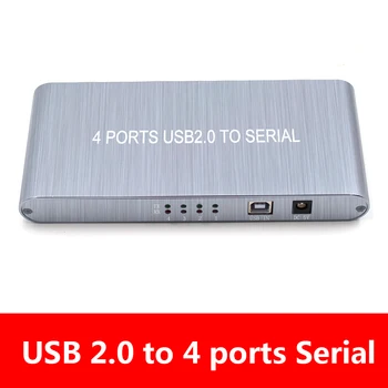 USB RS232 4 יציאת USB 2.0 ל-4 יציאות RS232 Serial עבור Windows 10, חלונות 8, חלונות 7, XP, Windows 2000 MAC OS v5.6