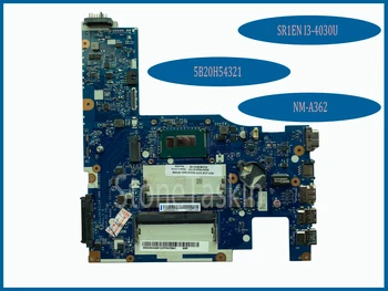 איכות גבוהה NM-A362 עבור Lenovo Ideapad G50-80 נייד לוח אם 5B20H54321 SR1EN I3-4030U DDR3L 100% נבדק