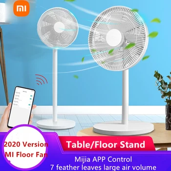 החדש XIAOMI MIJIA חכם מי עומד מאוורר רצפה & השולחן מאוורר חשמלי הרוח הטבעית קירור אוויר Mihome בקרת יישום 2020 גרסה חדשה