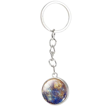 הכוכב מפתח טבעת אביזר D יצירתי תליון כוכב מחזיקי מפתחות עבור נשים גברים פשוט מתנה יפה כדור הארץ כדור הארץ.