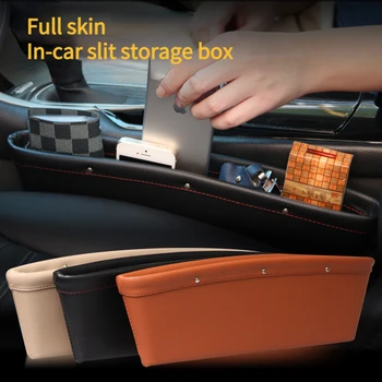 המושב אמצעי פרסום העומס אחסון תא אחסון טלפון קופסת פח אשפה של רכב אוכל רכב התפר שקית אחסון