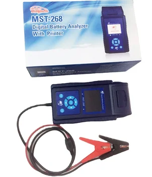 המכונית דיגיטלית סוללה מנתח MST-268 עם מדפסת תמיכה בריבוי שפות רכב הכוח הבוחן CCA IEC EN JIS דין
