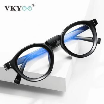ויקי 2022 גברים משקפיים מרשם TR90 משקפי קריאה נגד אור כחול מסגרת משקפיים גברים התאמה אישית של כל מרשם Eyewear
