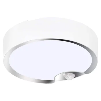 חיישן תנועה אורות התקרה מופעל באמצעות סוללה פנימית / חיצונית LED אורות התקרה עבור מסדרון חדר כביסה.