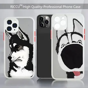 טיפשי חסון מצחיק הכלב במקרה את הטלפון צבעוני הפגוש Shockproof Trasparent עבור iPhone 12 11 Pro מקס מיני XR-X XS 8 7 בתוספת כיסוי