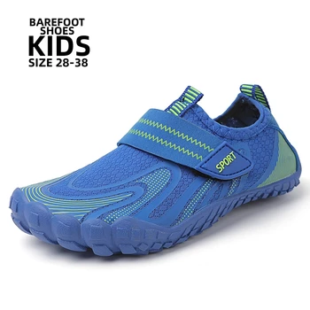 ילדים נעלי ספורט יחף נעלי החלקה על מים נייד ספורט יוניסקס אקווה נעלי יבש מהירה בנים שחייה נעלי בנות כושר נעליים