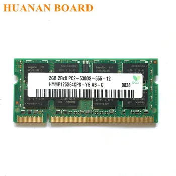מקורי ערכת השבבים DDR2 2GB 800MHz 667MHz 800 667 PC2-6400 DDR 2 2G המחברת זיכרון RAM נייד SODIMM 200PIN intel amd