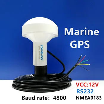 מתח 12V RS232 פרוטוקול NMEA 0183 משפטים GN2000 הימי הספינה מקלט ה-GPS אנטנה מודול קצב שידור 4800 DIY מחבר,