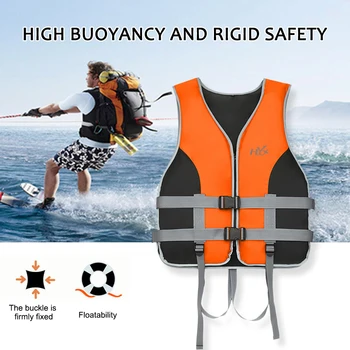 נסחף חגורת בטיחות מתכווננת ספורט מים חיים ' קט ללבוש עמיד רב תכליתי רעיוני פס לשחייה דיג בים