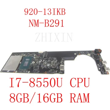 עבור Lenovo יוגה 920-13IKB מחשב נייד לוח אם i7-8550U CPU 8GB/16GB DYG60 NM-B291 Mainboard 5B20Q09627 5B20Q09639 מלא נבדק