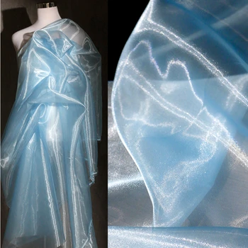 רשת החתונה וילון, מעצב בגדים בד רך דק חומר פוליאסטר תפירה ואביזרים Diy