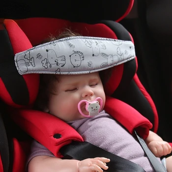 תינוק בראש לתיקון חגורת בטיחות לילדים בטיחות מושב הראש לנוח לישון מסיכת עיניים עזר החגורה סיוע לישון הראש קבוע רצועת Voiture