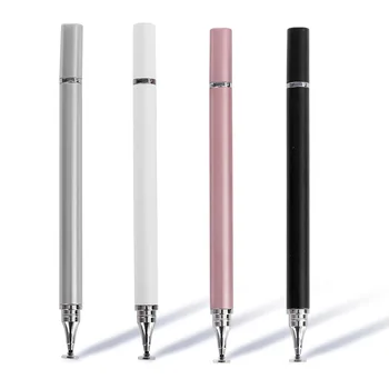 2 ב 1 אוניברסלי ציור עט עבור אנדרואיד iOS לגעת עט עבור iPad Samsung טאבלט Xiaomi טלפון חכם עיפרון אביזרים