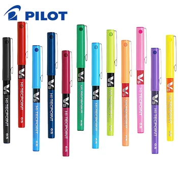 3pcs/6pcs טייס BX-V5 ג 'ל עט תלמיד בית ספר צבע ישר נוזלי סוג העט במשרד אביזרים ציוד 0.5 מ