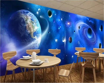 beibehang טפט מותאם אישית 3D ציור HD היקום כוכבים קיר רקע קיר הסלון קיר חדר השינה מסמכי עיצוב הבית טפט