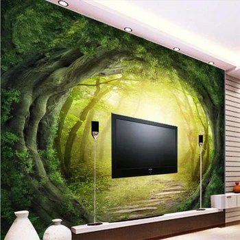 beibehang תמונה מותאמת אישית טפט-3d אמנות הפנטסיה עולם השורשים יער 3d גדול בחדר השינה טפט על קירות 3d נייר קיר לעיצוב הבית