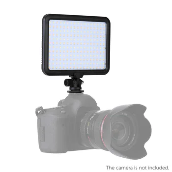 Triopo TTV-204 אור LED וידאו מצלמת וידאו אור המנורה Canon Nikon DSLR מצלמה מצלמת וידאו של סוני NP-F NP-FM NP-H סוללה